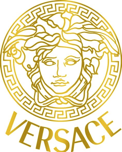 versace logo in gold|Versace logo image.